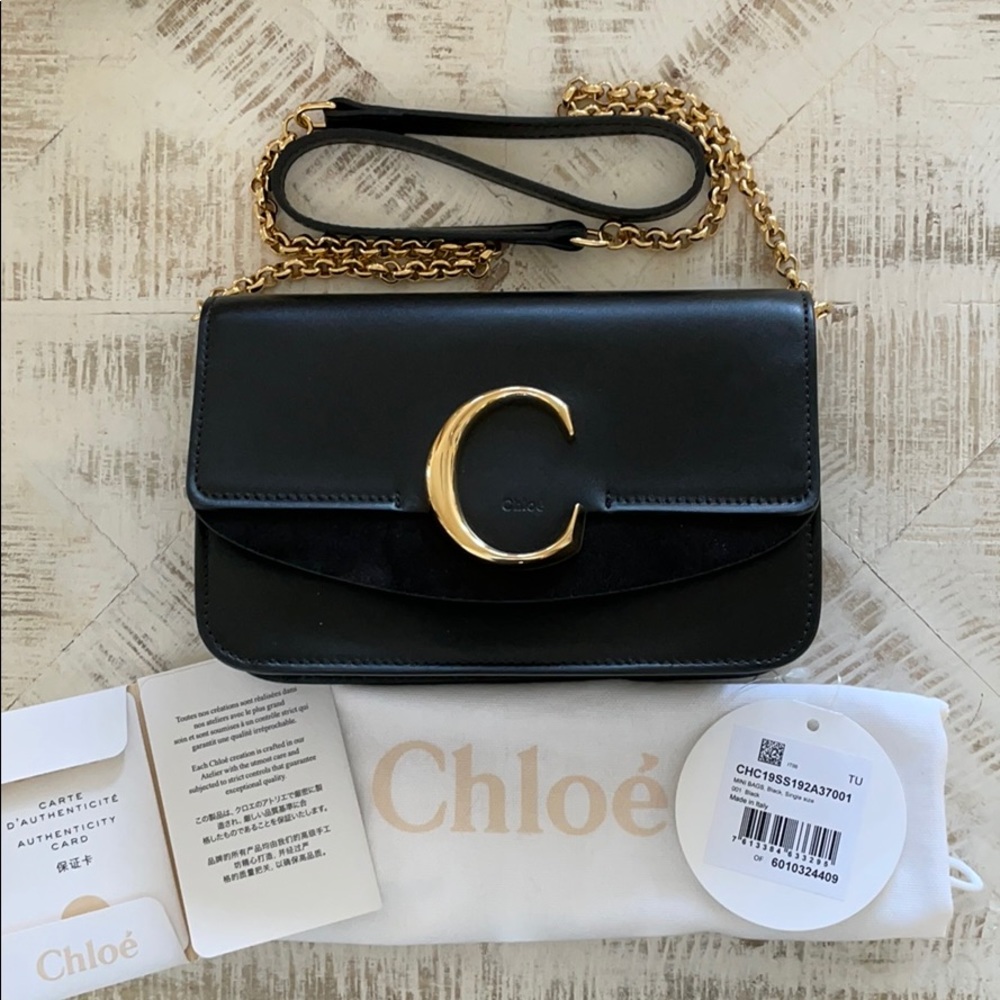 Chloe C Clutch With Chain - Picture 3 of 16